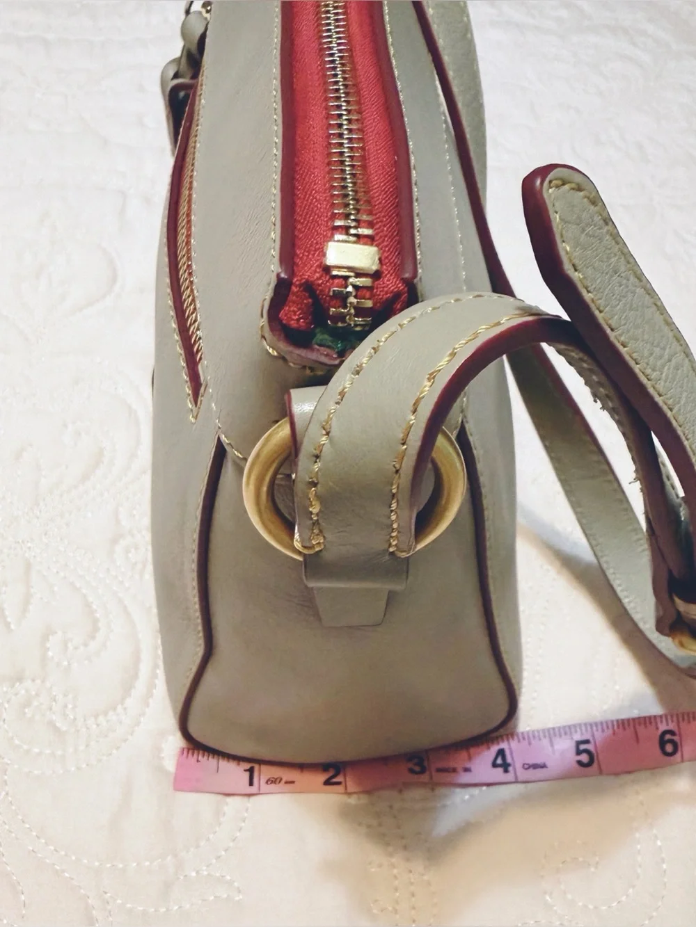 Dooney & Bourke Light Gray Crossbody Bag - Picture 14 of 14